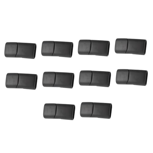 Anneome 10 Stück 316 Kordelende Bands Rechteck sicherheitsschloss armbandverschluss gurtverschluss schmuck verschluss verschlüsse für halsketten Magnetverschluss Verschlusskonverter Black Anneome 10 Stück 316 Kordelende Bands Rechteck sicherheitsschloss armbandverschluss gurtverschluss schmuck verschluss verschlüsse für halsketten Magnetverschluss Verschlusskonverter Black von Anneome