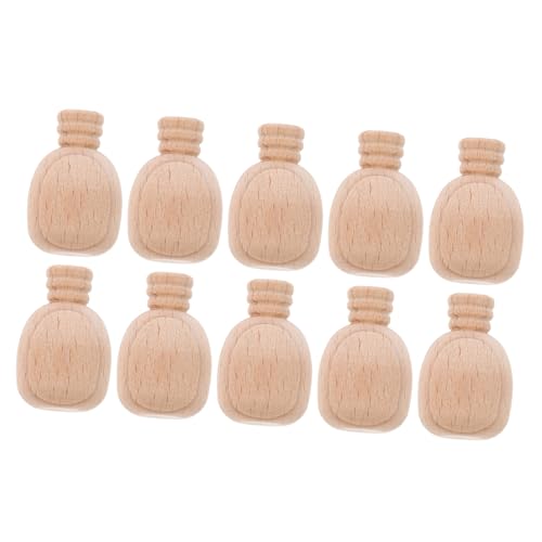 Anneome 10 Stück DIY Holz Weinflasche Unvollendete Miniatur Flaschen zum Bemalen für Bastelprojekte und Dekorationen Anneome 10 Stück DIY Holz Weinflasche Unvollendete Miniatur Flaschen zum Bemalen für Bastelprojekte und Dekorationen von Anneome