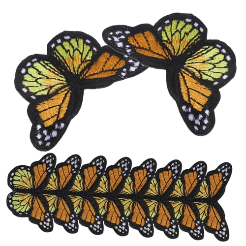 Anneome 10 Stück Große Schmetterling Bügelbilder und Aufnäher Bestickte Stoffapplikationen mit Kleberückseite Vielseitig für Diy Kleidung Taschen und Jacken Langlebig Farbecht Einfache Anneome 10 Stück Große Schmetterling Bügelbilder und Aufnäher Bestickte Stoffapplikationen mit Kleberückseite Vielseitig für Diy Kleidung Taschen und Jacken Langlebig Farbecht Einfache von Anneome
