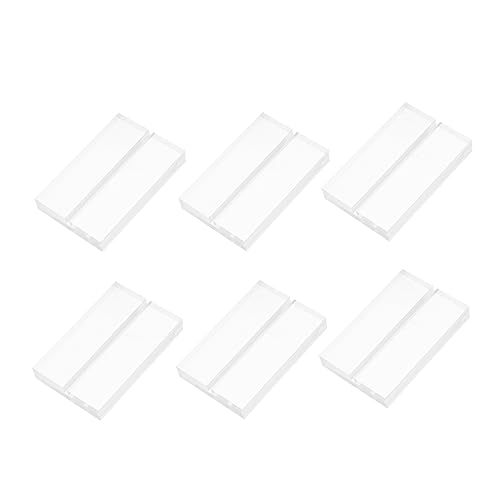 Anneome 10 Stück Großer Transparenter Acrylständer Vielseitige Hochzeitsanzeige und Memo Halter für Karten Menüs Tischkarten für Feiern Veranstaltungen und Restaurants von Anneome