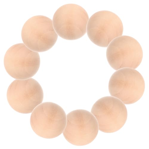Anneome 10 Stück Holzkugel Kinderhandwerk feste Kugel Kugeln aus Hartholz Bastelkugel aus Holz Kugel zum Basteln aus Holz bemalter Spielzeugball natürliches unfertiges Holzhandwerk Khaki Anneome 10 Stück Holzkugel Kinderhandwerk feste Kugel Kugeln aus Hartholz Bastelkugel aus Holz Kugel zum Basteln aus Holz bemalter Spielzeugball natürliches unfertiges Holzhandwerk Khaki von Anneome