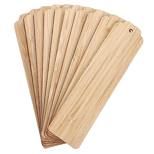 Anneome 10 Stück Leeres Lesezeichen Schlüssel Kreativ Klein Gravieren Herstellung Sublimationsrohlinge Schmucklos Party Leere Lesezeichen Zum Dekorieren Machen Stichworte Mini-sticks Holz von Anneome