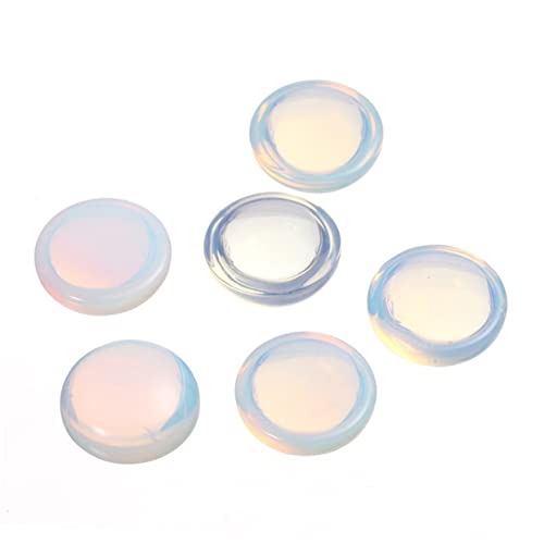 Anneome 10 Stück Opalstein Schmuckanhänger DIY Flach Schmucksteine Bastelsteine für Halsketten Armbänder Schmuckherstellung Zubehör für Frauen Mädchen von Anneome