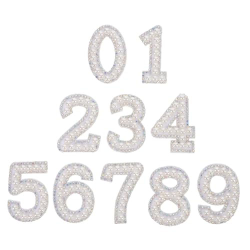 Anneome 10 Stück Strass und Perlen Bügel Patches für DIY Kleidung Jeans und Taschen Glitzernde Applikationen zum Aufnähen für Besondere Anlässe und Bastelarbeiten Anneome 10 Stück Strass und Perlen Bügel Patches für DIY Kleidung Jeans und Taschen Glitzernde Applikationen zum Aufnähen für Besondere Anlässe und Bastelarbeiten von Anneome