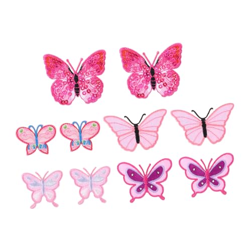 Anneome 10 Stück Teiliges Besticktes Schmetterling und Tiere Dicke Struktur Klare Muster zum Aufbügeln oder Aufnähen Kleidung DIY Applikationen zur Reparatur und Individualisierung Anneome 10 Stück Teiliges Besticktes Schmetterling und Tiere Dicke Struktur Klare Muster zum Aufbügeln oder Aufnähen Kleidung DIY Applikationen zur Reparatur und Individualisierung von Anneome