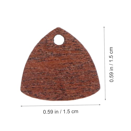 Anneome 10 Stück Teiliges Dreieck Holz Ohrstecker zum Ohrring Basteln Leichte Robuste Holzblanko Ohrstecker für DIY Schmuckherstellung Stilvoller Ohrschmuck für Frauen Vielseitig von Anneome