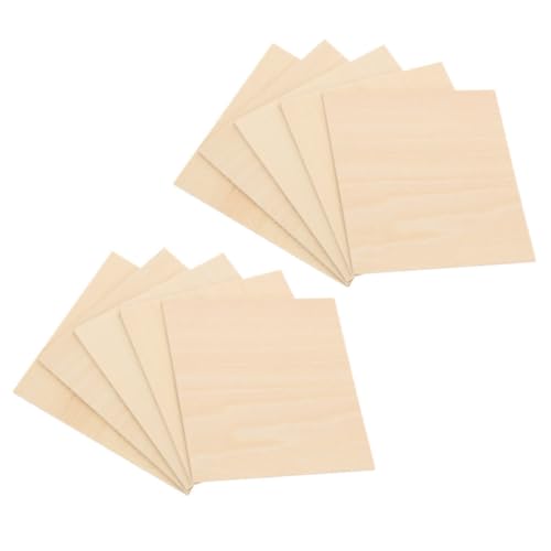 Anneome 10 Stück Teiliges Dünne Holzplatten Naturbelassen zum Basteln DIY Holztafeln Blanko für Modellbau Gravur Malerei und Holzdeko Kreative Holzplättchen Anneome 10 Stück Teiliges Dünne Holzplatten Naturbelassen zum Basteln DIY Holztafeln Blanko für Modellbau Gravur Malerei und Holzdeko Kreative Holzplättchen von Anneome