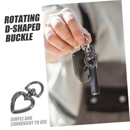 Anneome 10 Stück Teiliges Herzförmige Karabinerhaken Metall Feder Schnappverschluss Robuster Schlüsselanhänger Langlebig und Praktisch für DIY Schmuck Taschen Gürtel und Schlüsselbund Anneome 10 Stück Teiliges Herzförmige Karabinerhaken Metall Feder Schnappverschluss Robuster Schlüsselanhänger Langlebig und Praktisch für DIY Schmuck Taschen Gürtel und Schlüsselbund von Anneome