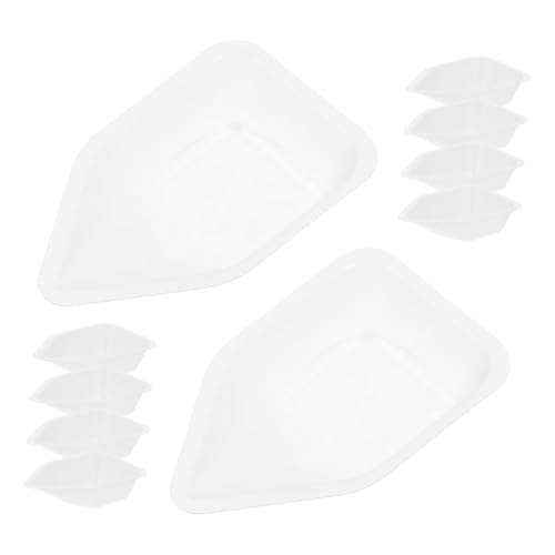 Anneome 10 Stück Teiliges Kunststoff Wägeschalen Präzise Wiegeschalen für Labor und Küche Leichte Waagschalen für Pulver Lebensmittel und Epoxidharz Einfach zu Reinigen und Platzsparend Anneome 10 Stück Teiliges Kunststoff Wägeschalen Präzise Wiegeschalen für Labor und Küche Leichte Waagschalen für Pulver Lebensmittel und Epoxidharz Einfach zu Reinigen und Platzsparend von Anneome