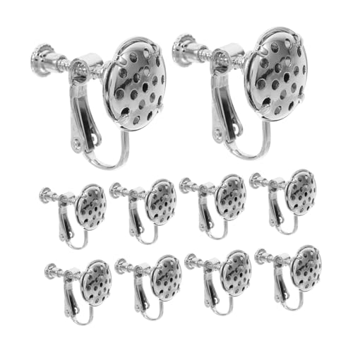 Anneome 10 Stück Teiliges Metall Ohrringhaken für DIY Schmuckherstellung Langlebig Poliert Vielseitig Einsetzbar Geeignet für Gepiercte Ohrringe und Handgemachte Ohrstecker von Anneome