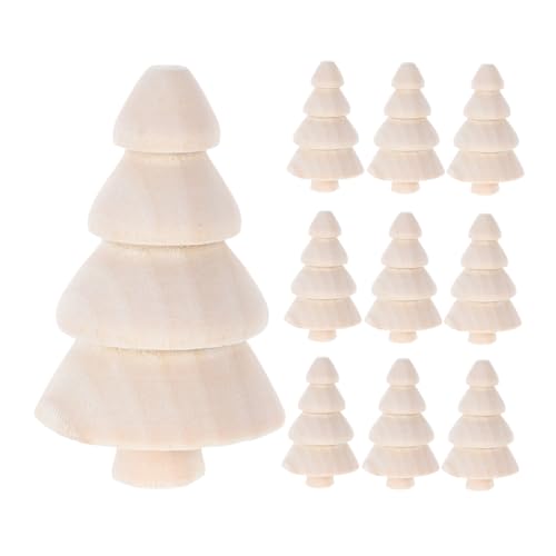 Anneome 10 Stück Teiliges Mini-holz-weihnachtsbäume Unbemalte Diy-holzfiguren Kompakt und Leicht für Weihnachtsdeko Bastelbedarf und Partyornamente Handliche Anneome 10 Stück Teiliges Mini-holz-weihnachtsbäume Unbemalte Diy-holzfiguren Kompakt und Leicht für Weihnachtsdeko Bastelbedarf und Partyornamente Handliche von Anneome