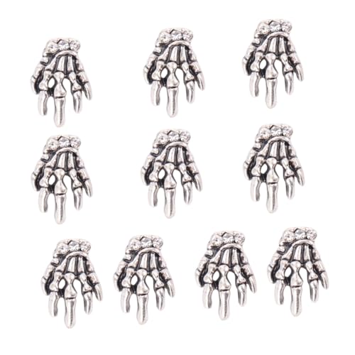 Anneome 10 Stück Teiliges Nageldesign Langlebigen Legierungs-skelettbohrern für DIY Maniküre für Halloween-deko Nagelkunst und Kreative Nagelverzierung zu Hause Salon Anneome 10 Stück Teiliges Nageldesign Langlebigen Legierungs-skelettbohrern für DIY Maniküre für Halloween-deko Nagelkunst und Kreative Nagelverzierung zu Hause Salon von Anneome