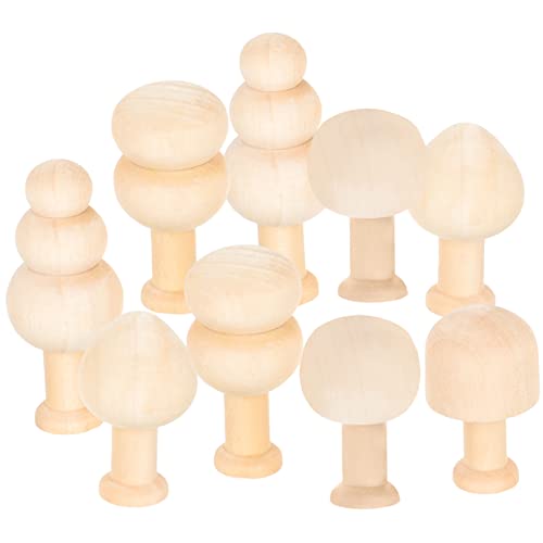 Anneome 10 Stück Teiliges Set Unvollendeten Holzpilzen Miniatur Pilzmodelle für Kreative Bastelprojekte für DIY Kunsthandwerk Anneome 10 Stück Teiliges Set Unvollendeten Holzpilzen Miniatur Pilzmodelle für Kreative Bastelprojekte für DIY Kunsthandwerk von Anneome