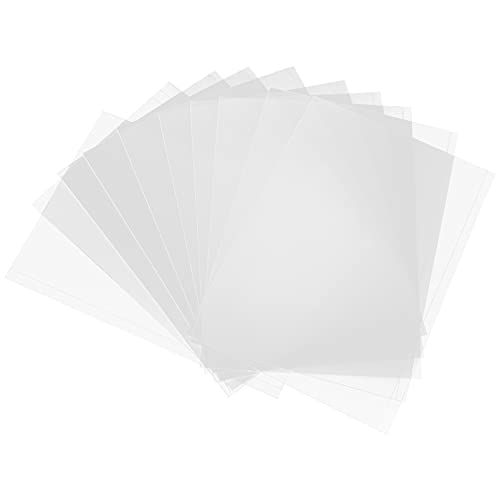 Anneome 10 Stück Transparentes Kunststoffblatt für DIY Epoxidharz Bastelmaterialien Flexible und Schnittbare für Schmuckherstellung und Silikonformen von Anneome