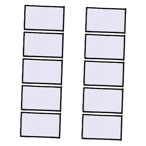 Anneome 10 Stück Weiße Selbstklebende Hitzebeständige Sublimations patches zum Aufbügeln DIY Blanko Applikationen für Hut Textilreparatur Waschbar und Langlebig Anneome 10 Stück Weiße Selbstklebende Hitzebeständige Sublimations patches zum Aufbügeln DIY Blanko Applikationen für Hut Textilreparatur Waschbar und Langlebig von Anneome