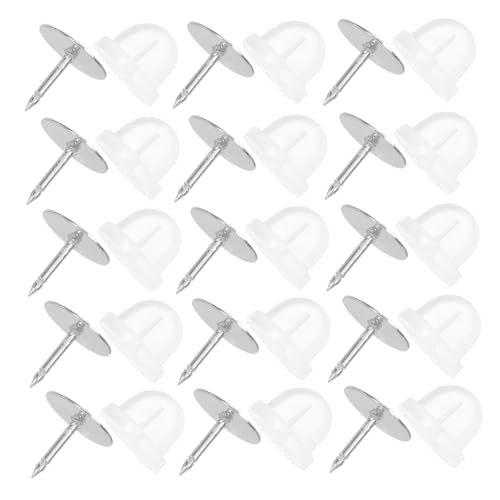 Anneome 100 Sätze Locking Pin Backs Transparent Clutch Tie Tack Holders DIY Brooch Badge Backings For Hat Pins Name Tags Jewelry Craft Accessories Anneome 100 Sätze Locking Pin Backs Transparent Clutch Tie Tack Holders DIY Brooch Badge Backings For Hat Pins Name Tags Jewelry Craft Accessories von Anneome