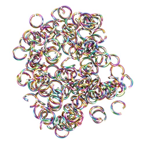 Anneome 100 Stück Bunte Offene Sprungringe Langlebige DIY Schmuckzubehör Rostfrei Vielseitig Einsetzbar für Armband Halskette und Schmuckreparatur Anneome 100 Stück Bunte Offene Sprungringe Langlebige DIY Schmuckzubehör Rostfrei Vielseitig Einsetzbar für Armband Halskette und Schmuckreparatur von Anneome