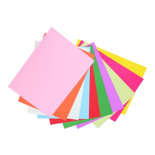 Anneome 100 Stück Buntes für DIY Bastelprojekte Dickes Doppelseitiges Kartonpapier für Kindergarten und Kreative Bastelarbeiten für Karten und Schneidearbeiten Anneome 100 Stück Buntes für DIY Bastelprojekte Dickes Doppelseitiges Kartonpapier für Kindergarten und Kreative Bastelarbeiten für Karten und Schneidearbeiten von Anneome