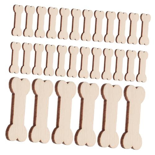 Anneome 100 Stück DIY Holz Hundeknochen Bastelholzscheiben Unbehandelt Kreative Knochenform für Dekoration Heimdeko Kinderprojekte und Geschenkanhänger Anneome 100 Stück DIY Holz Hundeknochen Bastelholzscheiben Unbehandelt Kreative Knochenform für Dekoration Heimdeko Kinderprojekte und Geschenkanhänger von Anneome
