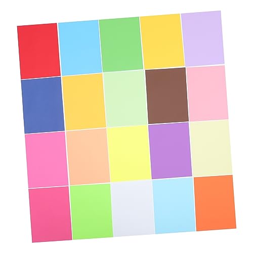 Anneome 100 Stück Farbdruckpapier bastelset basteln für crafts for Blatt farbiges Papier Schüttgut druckerpapier papier schneiden selber machen Faltpapier selber machen von Anneome