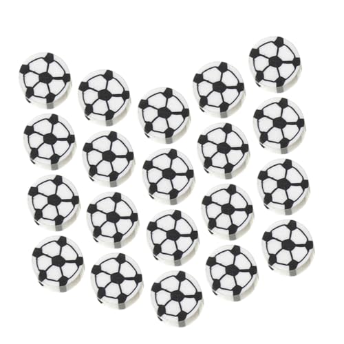 Anneome 100 Stück Fußball Perlen aus Polymer Clay Kleine Spacer Beads für DIY Schmuck Sport Themen Bastelperlen für Armbänder Halsketten Schlüsselanhänger für Jungen und Bastelprojekte Anneome 100 Stück Fußball Perlen aus Polymer Clay Kleine Spacer Beads für DIY Schmuck Sport Themen Bastelperlen für Armbänder Halsketten Schlüsselanhänger für Jungen und Bastelprojekte von Anneome