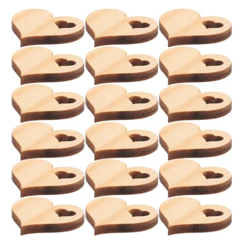 Anneome 100 Stück Herzförmige Holzscheiben für Diy Blanko Holzherzen Dekoration und Bastelmaterial für Valentinstag Große Holzherzen für Kreative Projekte und Heimdekoration Anneome 100 Stück Herzförmige Holzscheiben für Diy Blanko Holzherzen Dekoration und Bastelmaterial für Valentinstag Große Holzherzen für Kreative Projekte und Heimdekoration von Anneome