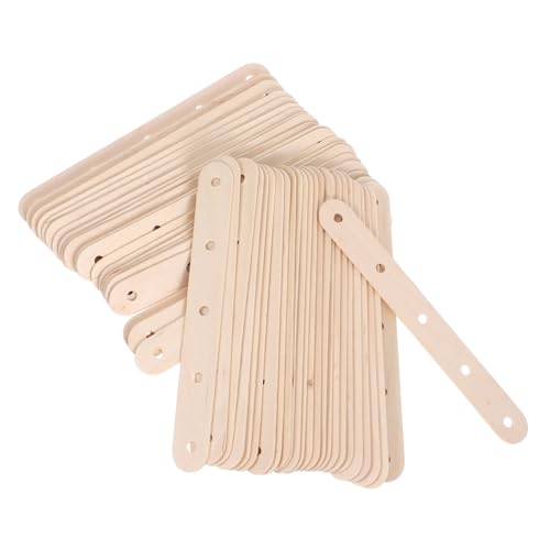 Anneome 100 Stück Holz Eisstäbchen mit Löchern Lebensmittelecht Stabile Einwegstäbchen für DIY Bastelprojekte Cake Pop Lutscher und Naturfarbene Holzstäbe zum Dekorieren und Malen Anneome 100 Stück Holz Eisstäbchen mit Löchern Lebensmittelecht Stabile Einwegstäbchen für DIY Bastelprojekte Cake Pop Lutscher und Naturfarbene Holzstäbe zum Dekorieren und Malen von Anneome