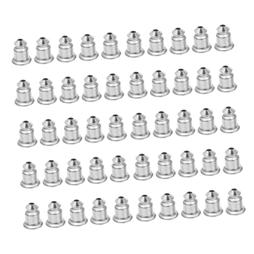Anneome 100 Stück Kupfer Ohrstecker Verschlüsse Sicherer Ohrring Stoppers DIY Schmuck Zubehör Leicht und Langlebig für Ohrstecker Selber Machen Silberfarben Anneome 100 Stück Kupfer Ohrstecker Verschlüsse Sicherer Ohrring Stoppers DIY Schmuck Zubehör Leicht und Langlebig für Ohrstecker Selber Machen Silberfarben von Anneome