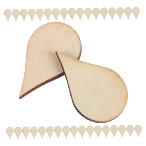 Anneome 100 Stück Naturbelassene Holzanhänger Tropfenform für DIY Basteln und Dekoration Kleine Holzscheiben für Kreative Holzkunst und Individuelle Schmuckgestaltung Anneome 100 Stück Naturbelassene Holzanhänger Tropfenform für DIY Basteln und Dekoration Kleine Holzscheiben für Kreative Holzkunst und Individuelle Schmuckgestaltung von Anneome
