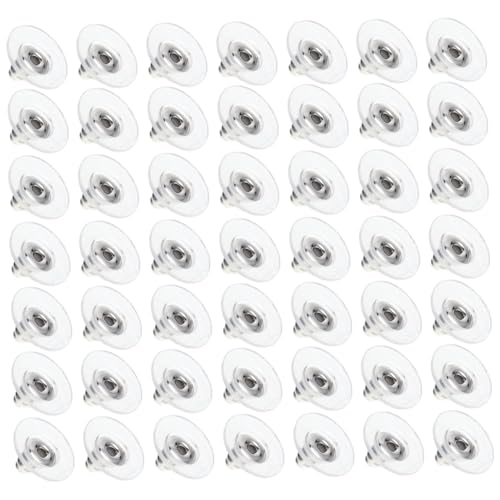 Anneome 100 Stück Ohrstecker Verschluss Legierungsmaterialien Ohrstecker Stopper Ersatz für Ohrringtypen DIY Schmuckzubehör Langlebig und Leicht von Anneome