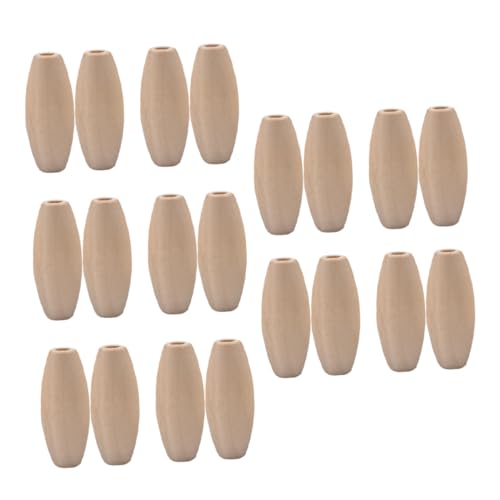 Anneome 100 Stück Oval Holzperlen zum Auffädeln DIY Bastelperlen für Schmuckherstellung und Dekoration Holzperlen Lose Bastelzubehör für DIY Heimdeko und kreative Aktivitäten mit Familie Anneome 100 Stück Oval Holzperlen zum Auffädeln DIY Bastelperlen für Schmuckherstellung und Dekoration Holzperlen Lose Bastelzubehör für DIY Heimdeko und kreative Aktivitäten mit Familie von Anneome