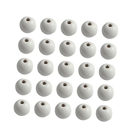 Anneome 100 Stück Runde Abstandsperlen Zum Selbermachen Basteln Schmuckherstellung Perlen Kreative DIY Perlen Accessoires Modische Holzperlen von Anneome