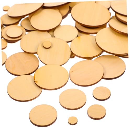Anneome 100 Stück Runde Holzscheiben Unbehandelt Mix Bastelholz Blanko Holzplättchen DIY Naturholzscheiben zum Bemalen und Dekorieren für Kunsthandwerk Anneome 100 Stück Runde Holzscheiben Unbehandelt Mix Bastelholz Blanko Holzplättchen DIY Naturholzscheiben zum Bemalen und Dekorieren für Kunsthandwerk von Anneome