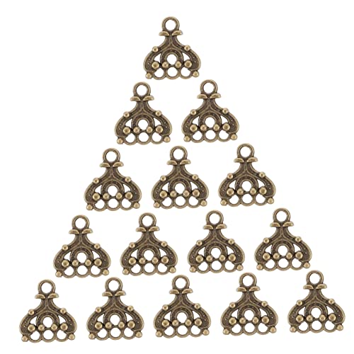 Anneome 100 Stück Schmuckanhänger DIY Schmuckverbinder Bastelzubehör Dekorative Anhänger für Schmuckherstellung und Dekoration Für Zubehör Halskette Charms Bronze Verbinder Mehrloch Schmuck Anneome 100 Stück Schmuckanhänger DIY Schmuckverbinder Bastelzubehör Dekorative Anhänger für Schmuckherstellung und Dekoration Für Zubehör Halskette Charms Bronze Verbinder Mehrloch Schmuck von Anneome