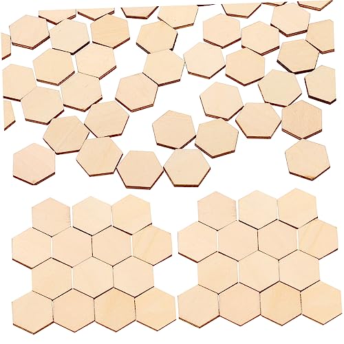 Anneome 100 Stück Sechseckige Holzstücke Buchenholz Diy Bastelmaterial für Hochzeit Geburtstag und Weihnachtsdekoration Unvollendete Holzornamente für Kreative Handarbeiten Anneome 100 Stück Sechseckige Holzstücke Buchenholz Diy Bastelmaterial für Hochzeit Geburtstag und Weihnachtsdekoration Unvollendete Holzornamente für Kreative Handarbeiten von Anneome
