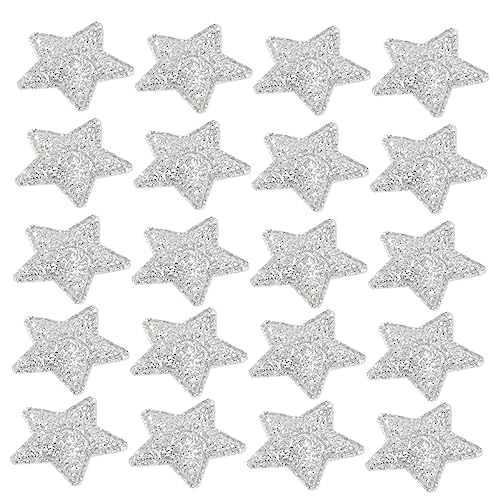 Anneome 100 Stück Silberne Stern Stoffaufnäher zum Aufbügeln Dicke Textur Klare Muster Umweltfreundliche DIY Weihnachtsdeko Vielseitig für Jeans Taschen Hüte Hemden und Blusen Geeignet Anneome 100 Stück Silberne Stern Stoffaufnäher zum Aufbügeln Dicke Textur Klare Muster Umweltfreundliche DIY Weihnachtsdeko Vielseitig für Jeans Taschen Hüte Hemden und Blusen Geeignet von Anneome