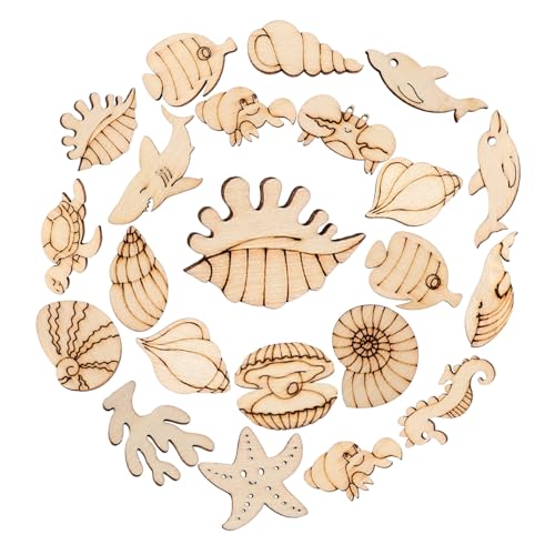 Anneome 100 Stück Teiliges Holzscheiben Bastelset Meeresmotive Handbemalt DIY Kreativ Zubehör für Malen Dekoration Strandholz Tiere Holzscheiben Basteln Meerestiere Anneome 100 Stück Teiliges Holzscheiben Bastelset Meeresmotive Handbemalt DIY Kreativ Zubehör für Malen Dekoration Strandholz Tiere Holzscheiben Basteln Meerestiere von Anneome