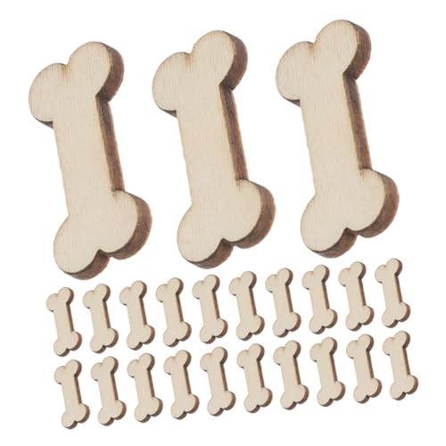 Anneome 100 Stück Unbehandelte Holz Hundeknochen Deko Naturholz DIY Basteln Verzieren Haustier Party Wanddekoration Anneome 100 Stück Unbehandelte Holz Hundeknochen Deko Naturholz DIY Basteln Verzieren Haustier Party Wanddekoration von Anneome