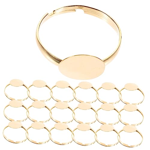 Anneome 100 Stück Verstellbare Ring Basen Pads für Diy Schmuckherstellung Langlebige Ringrohlinge für Bastelprojekte und Anneome 100 Stück Verstellbare Ring Basen Pads für Diy Schmuckherstellung Langlebige Ringrohlinge für Bastelprojekte und von Anneome
