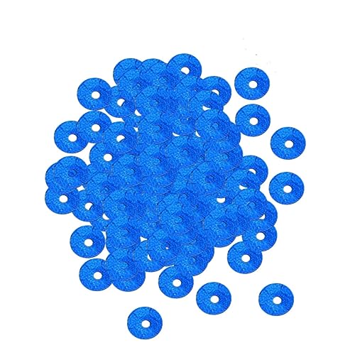 Anneome 1000 Stück Pailletten Zum Basteln Pailletten Zum Nähen Stickerei Pailletten Handwerk Herstellung Strasssteine Strass Nähen Nähprodukte Bausatz Perlen-kit Stoff Strass Blue von Anneome