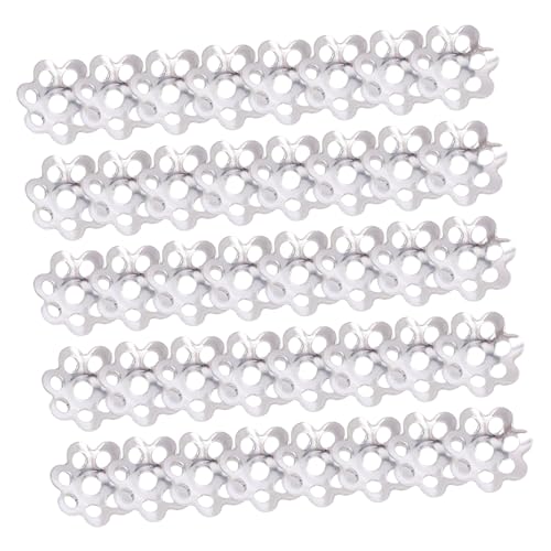 Anneome 1000 Stück Silber Blüten Perlenkappen für Schmuckherstellung Eisernes Spacer Perlen für Diy Armbänder Halsketten Dekorative Endkappen für Bastelzubehör Anneome 1000 Stück Silber Blüten Perlenkappen für Schmuckherstellung Eisernes Spacer Perlen für Diy Armbänder Halsketten Dekorative Endkappen für Bastelzubehör von Anneome