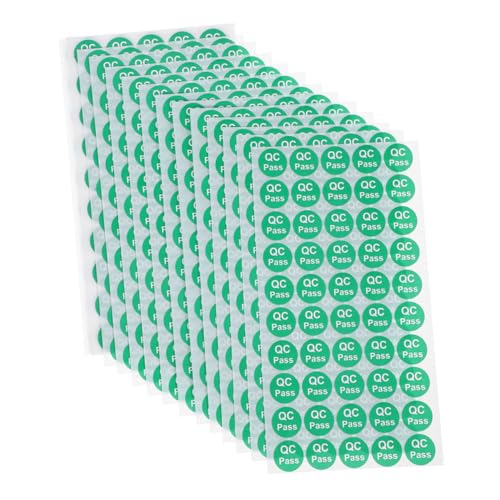 Anneome 1000Stücke Qualitätskontrollaufkleber Runde Etiketten für Lagerverwaltung Rückstandsfrei Anpassbar für Unverzichtbar für Organisation und Identifikation Anneome 1000Stücke Qualitätskontrollaufkleber Runde Etiketten für Lagerverwaltung Rückstandsfrei Anpassbar für Unverzichtbar für Organisation und Identifikation von Anneome