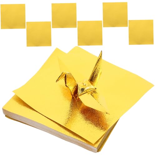 Anneome 100Blätter Klapppapier Origami Papier für DIY Bastelprojekte Scrapbooking Kunsthandwerk zum Falten von Kranichen und Herzen von Anneome