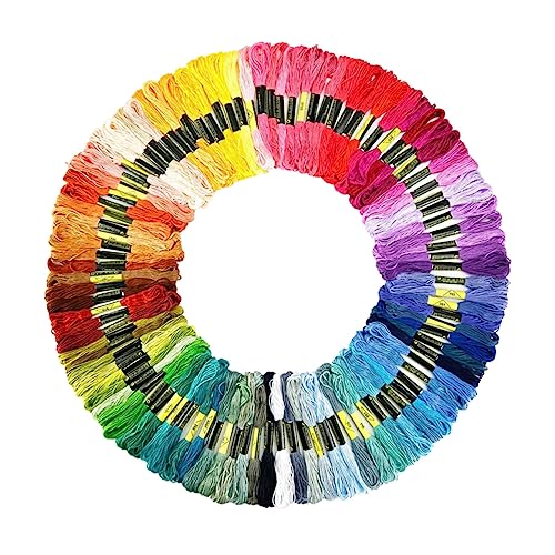 Anneome 100Stücke Kreuzstichgarn Farben Eco Baumwollfäden für Handarbeiten Stickgarn für Anfänger und Projekte Freundschaftsarmbänder und Mehr Anneome 100Stücke Kreuzstichgarn Farben Eco Baumwollfäden für Handarbeiten Stickgarn für Anfänger und Projekte Freundschaftsarmbänder und Mehr von Anneome