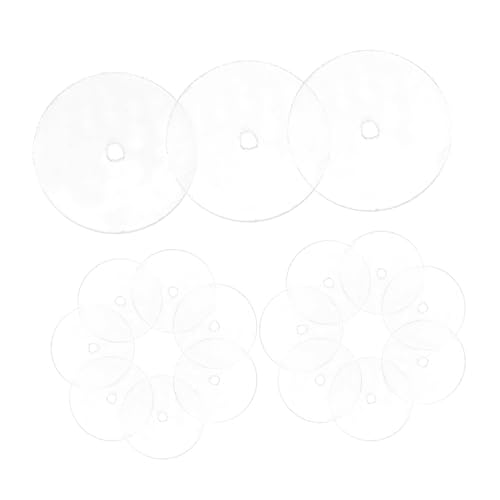 Anneome 100Stücke Ohrring Verschlüsse Hypoallergene Selbstklebende Eva Pads für Ohrstecker Transparente Stützpolster für Stabilen Halt für Sport von Anneome
