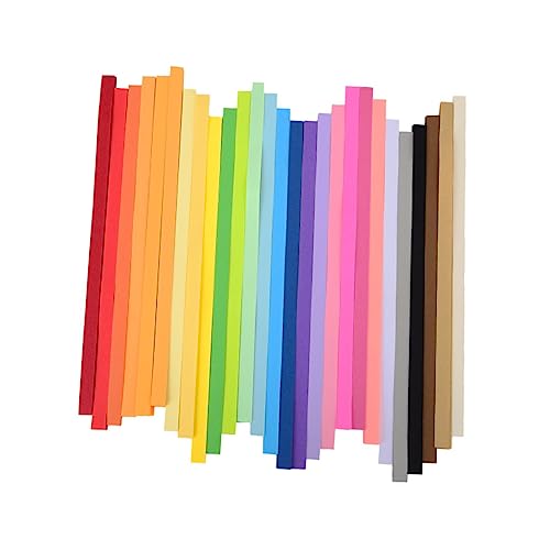 Anneome 1080 Stück Origami -set Bastelsets Für Origamipapier Für Stern Aus Papier Sternpapier Neon Bausätze Farbiges Papier Sternpapier Sternstreifen Dekorationen Sterne von Anneome