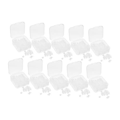 Anneome 10Er Schachtel Silikon Ohrstecker Verschluss Transparente Weiche Sicherheits-ohrring-stopper für DIY Ohrschmuck Langlebig Sicherer Halt für Fischhaken Ohrstecker Creolen von Anneome