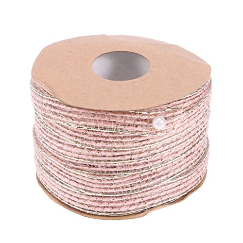 Anneome 10M Geflochtenes Juteband Für DIY Projekte Gurtband Für Bastelarbeiten Geschenkverpackung Und Makramee von Anneome