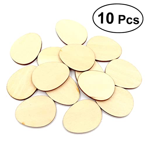 Anneome 10Stücke Teiliges Unvollendeter Holz DIY Eier Lindenholz für Bastelprojekte zum Bemalen Verzieren und Gestalten von Schildern und Dekorationen Anneome 10Stücke Teiliges Unvollendeter Holz DIY Eier Lindenholz für Bastelprojekte zum Bemalen Verzieren und Gestalten von Schildern und Dekorationen von Anneome
