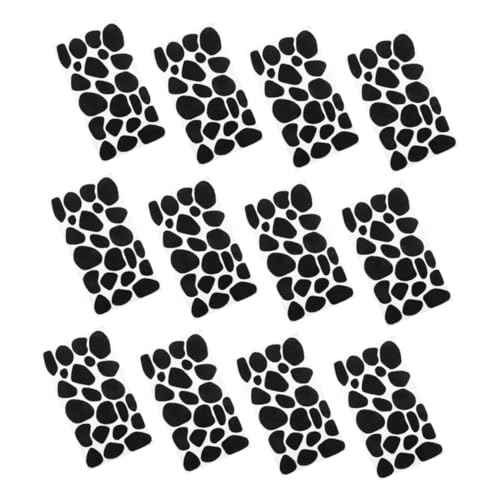 Anneome 12 Blatt Teiliges Schwarze Filzsticker für Wiederverwendbare DIY Wanddeko Weiche Strapazierfähige Filzaufkleber Einfach Anzubringen Minimalistisches Design für Zuhause und Büro Anneome 12 Blatt Teiliges Schwarze Filzsticker für Wiederverwendbare DIY Wanddeko Weiche Strapazierfähige Filzaufkleber Einfach Anzubringen Minimalistisches Design für Zuhause und Büro von Anneome